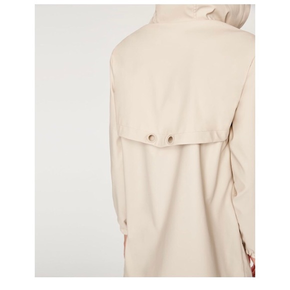 Zara long beige parka - Picture 4 of 8